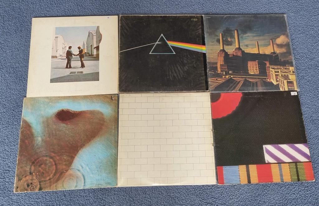 Pink Floyd - vinyl Lp's - 6 albums, Cd's en Dvd's, Vinyl | Rock, Ophalen of Verzenden, Gebruikt, 12 inch