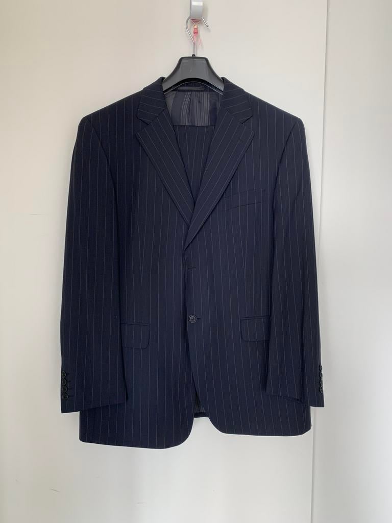 Prachtig pak van Frans Molenaar maat 54, Ophalen of Verzenden, Zo goed als nieuw, Maat 52/54 (L), Blauw