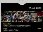 Ticket Hyrox Mechelen  27 maart incl. fotograaf, Tickets en Kaartjes, Evenementen en Festivals, Eén persoon