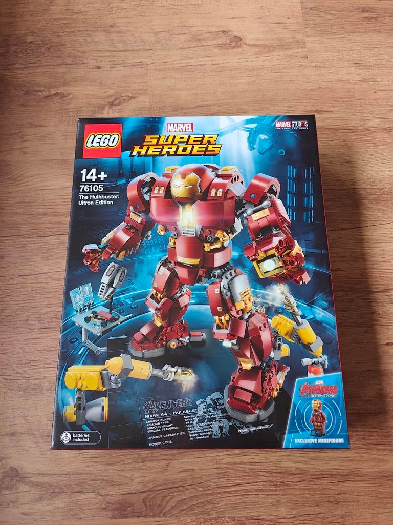 Lego Marvel Super Heroes 76105 The Hulkbuster, Ophalen of Verzenden, Nieuw, Complete set, Lego