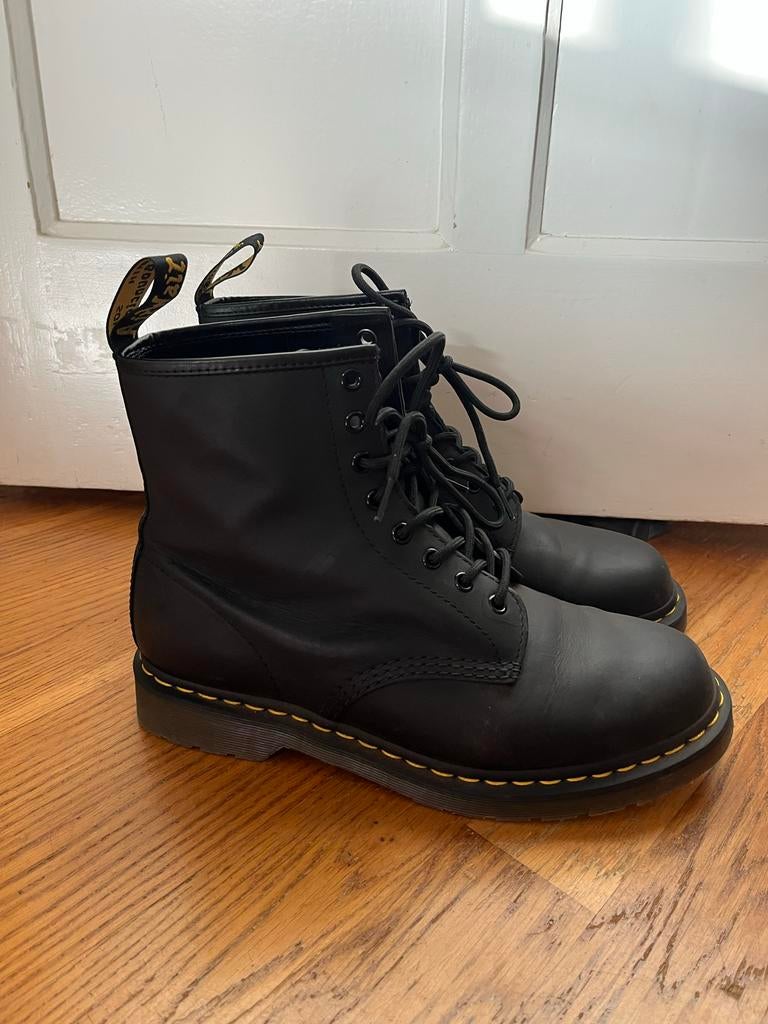 Dr. Martens 1460 "greasy" maat 44, Kleding | Heren, Schoenen, Zwart, Boots, Ophalen of Verzenden, Zo goed als nieuw