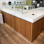 Hoekcounter hoogte 90, breedte 155-235, diepte 80, Ophalen, Gebruikt