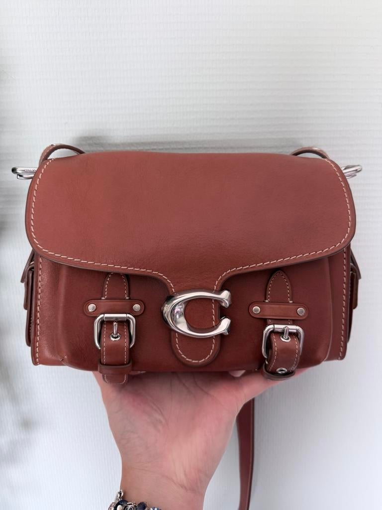 Coach Soft Tabby Western 26 in color Burnished Amber CT721, Ophalen of Verzenden, Zo goed als nieuw, Zwart