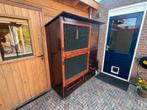 Konijnenhok met trappenhuis, Ophalen, 110 cm of meer, Zo goed als nieuw, Hamster