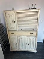 Vintage secretaire/computerkast met rolluik, Huis en Inrichting, Ophalen, Gebruikt, 70 tot 120 cm, 170 cm of meer