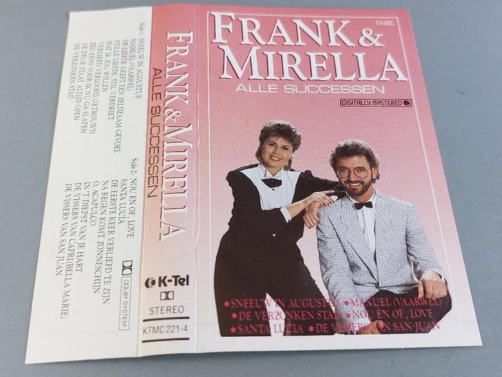 FRANK & MIRELLA - ALLE SUCCESSEN (MC), Cd's en Dvd's, Cassettebandjes, Zo goed als nieuw, Origineel, Nederlandstalig, 1 bandje
