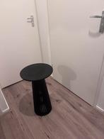 Bijzettafel Kwantum 35x60 cm, Minder dan 55 cm, Rond, Zo goed als nieuw, Hout