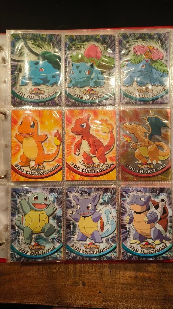 Pokemon kaarten Topps Chrome Series, Ophalen of Verzenden, Gebruikt, Meerdere kaarten