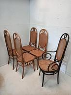 Set van 5 Thonet stoelen met armleuning, Ophalen