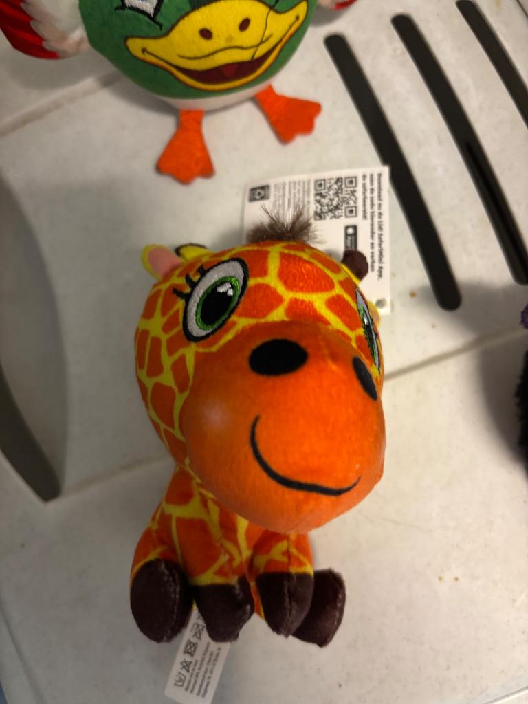 Knuffel Lidl giraf Gina met kaartje, Lidl, Ophalen