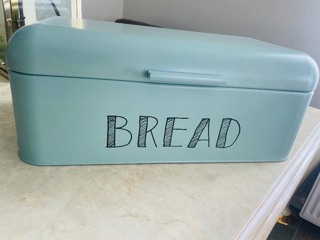 MINTGROENE BROODTROMMEL € 10,00 !!!, Ophalen, Groen, Nieuw, Metaal