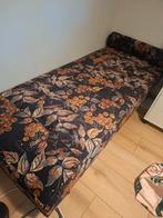 Een logeerbed die nauwelijks gebruikt is. Donkerblauw., Ophalen of Verzenden, Zo goed als nieuw, Eenpersoons