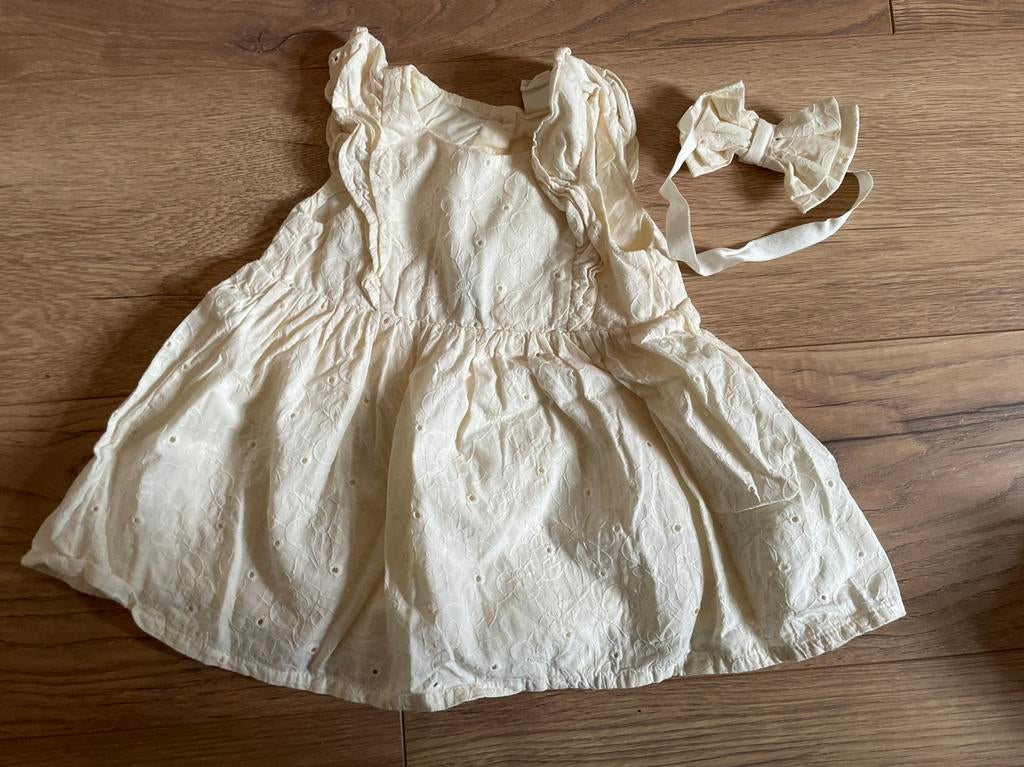 Jurkje bruiloft maat 68, Kinderen en Baby's, Babykleding | Maat 68, Ophalen of Verzenden, Zo goed als nieuw, Meisje, Jurkje of Rokje