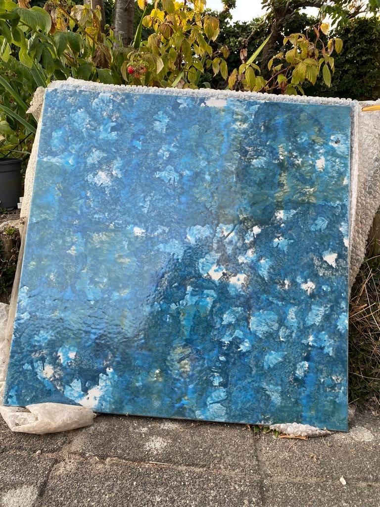 5 unieke Wandtegels 60x60 cm, Ophalen, 60 cm of meer, Nieuw, Minder dan 5 m²