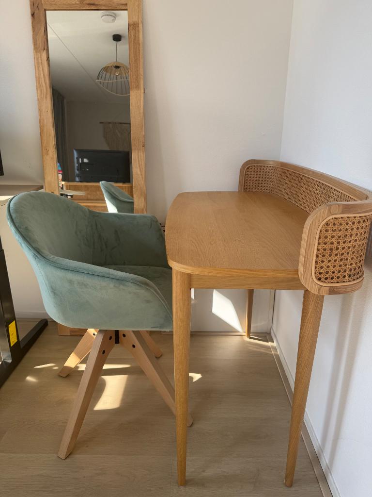 Bureau Spaanse rotan stijl (stoel), Zo goed als nieuw, Computerbureau, Ophalen, Overige stijlen