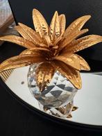 Swarovski Kristallen Ananas met Gouden Bladeren, Swarovski, Swarovski, Verzenden, Zo goed als nieuw