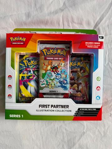 NIEUW Pokémon First Partner Illustration Collection Series 1