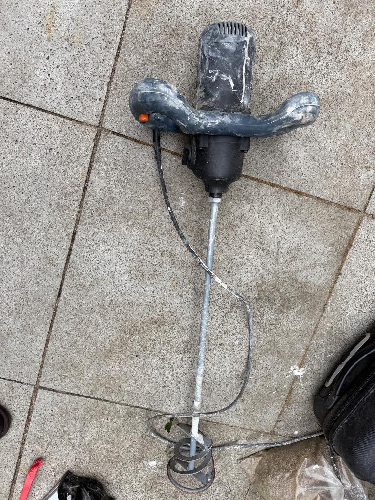 Verfmixer, Ophalen, Gebruikt