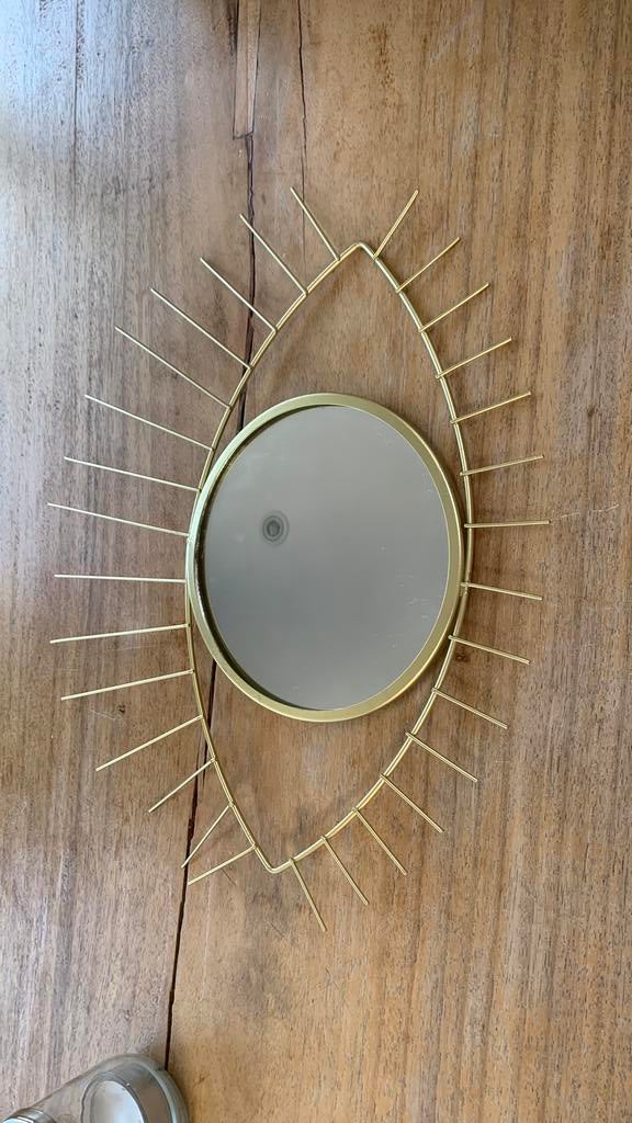 Ibiza look oog, Huis en Inrichting, Woonaccessoires | Spiegels, Minder dan 50 cm, Ophalen of Verzenden, Zo goed als nieuw, Minder dan 100 cm