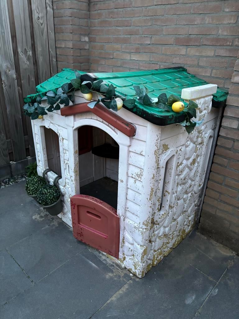 Speelhuisje voor de kleintjes - opknappertje, Ophalen, Gebruikt, Kunststof