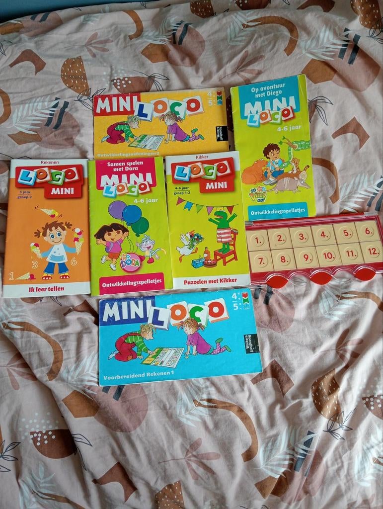 Mini Loco en Mini Loco Mini Spellenpakket (6 stuks), Ophalen of Verzenden, Gebruikt, Taal en Lezen