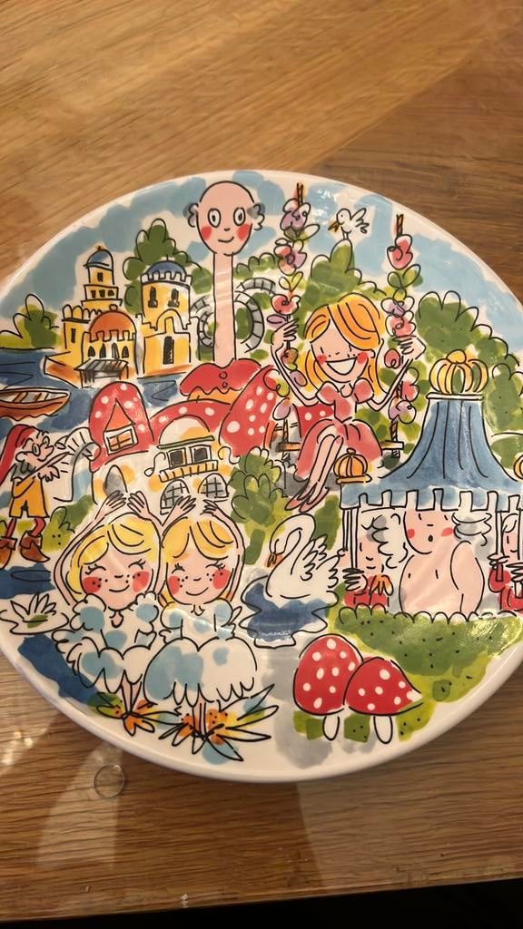 NIEUW Blond Amsterdam bord de Efteling het sprookjesbos, Ophalen, Blond Amsterdam, Nieuw, Bord(en)