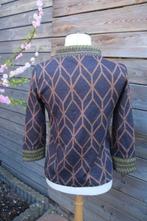 Tuniek blauw/ brons/ kaki Ana Alcazar mt 36 winter Vaste pr, Blauw, Ophalen of Verzenden, Zo goed als nieuw, Maat 36 (S)