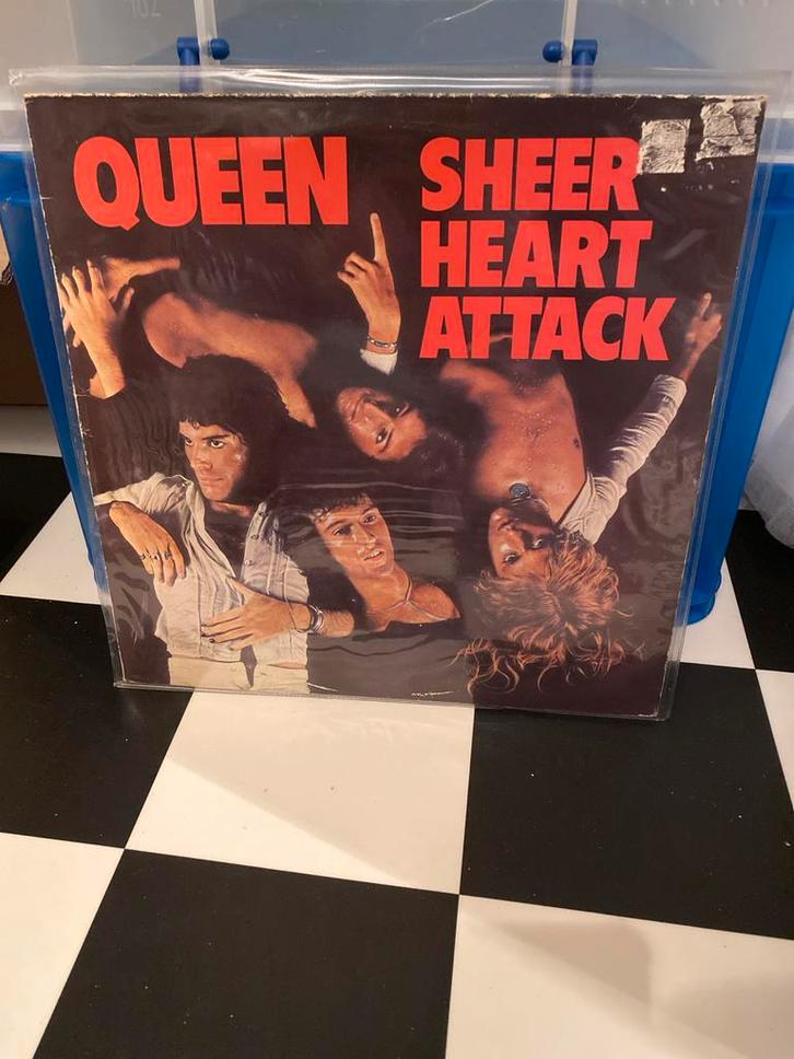 Queen - Sheer Heart Attack LP Vinyl, Cd's en Dvd's, Vinyl | Rock, Gebruikt, Poprock, 12 inch, Ophalen of Verzenden