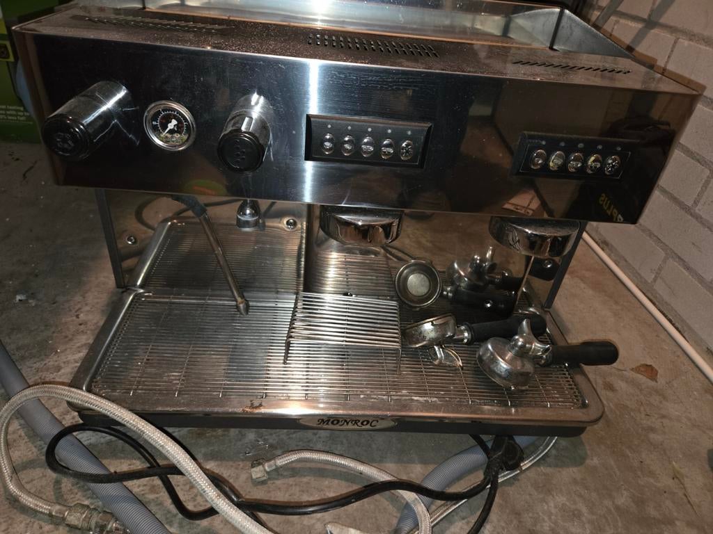 Koffiemachine monroc espresso professioneel, Witgoed en Apparatuur, Koffiezetapparaten, Ophalen of Verzenden