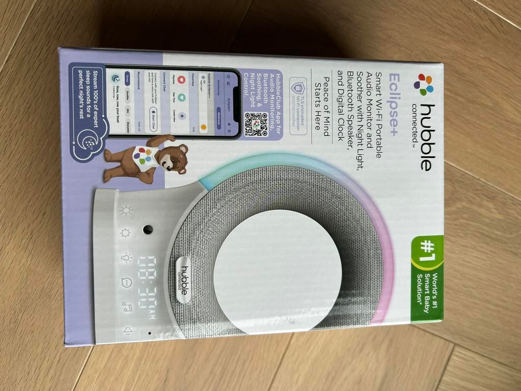 Hubble Eclipse+ babyfoon-lamp-speaker (nieuw), Ophalen of Verzenden, Nieuw, 250 meter of meer