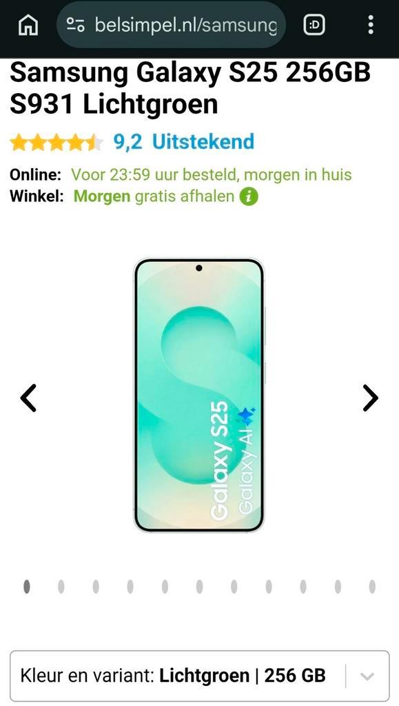 Samsung S25 256GB Mint met factuur en doos, ruilen mogelijk, Telecommunicatie, Mobiele telefoons | Samsung, Zo goed als nieuw