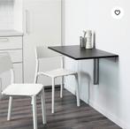 Ikea Bjurka klaptafel - Nieuw in verpakking, beschadigd, Minder dan 50 cm, Modern, Metaal, Rechthoekig