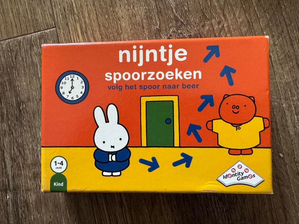 Nijntje Spoorzoeken: Volg het Spoor naar Beer - Kinderspel, Een of twee spelers, Ophalen of Verzenden, Gebruikt