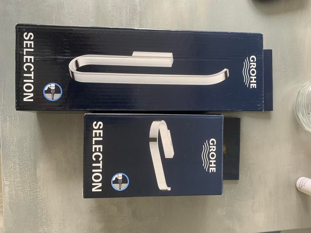 Grohe Selection Toiletrolhouder en reserve toiletrolhouder, Huis en Inrichting, Ophalen of Verzenden, Nieuw, Overige kleuren, Overige typen