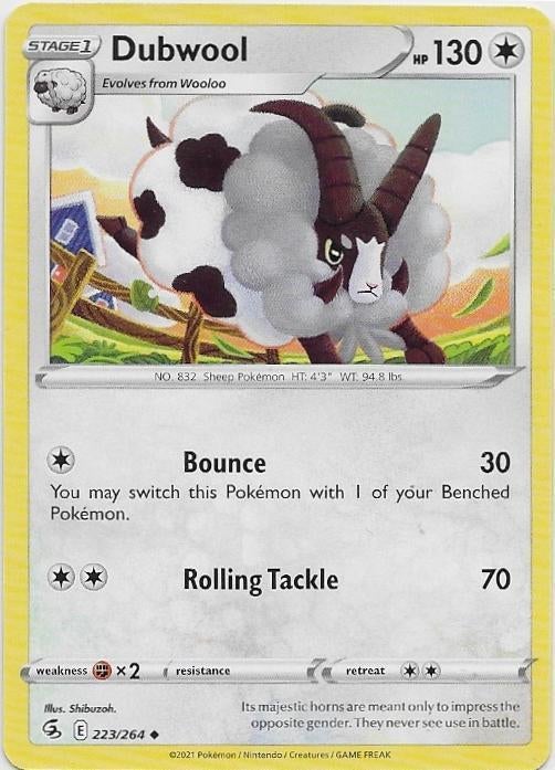 Fusion Strike,  Dubwool [uncommon] 223/264, Verzenden, Nieuw, Losse kaart