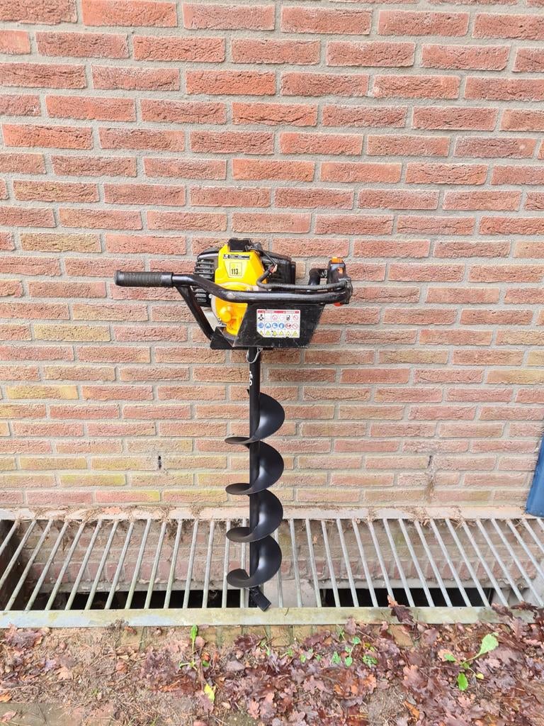 Grondboor motorboor palenboor benzine, Ophalen of Verzenden, Grondboor