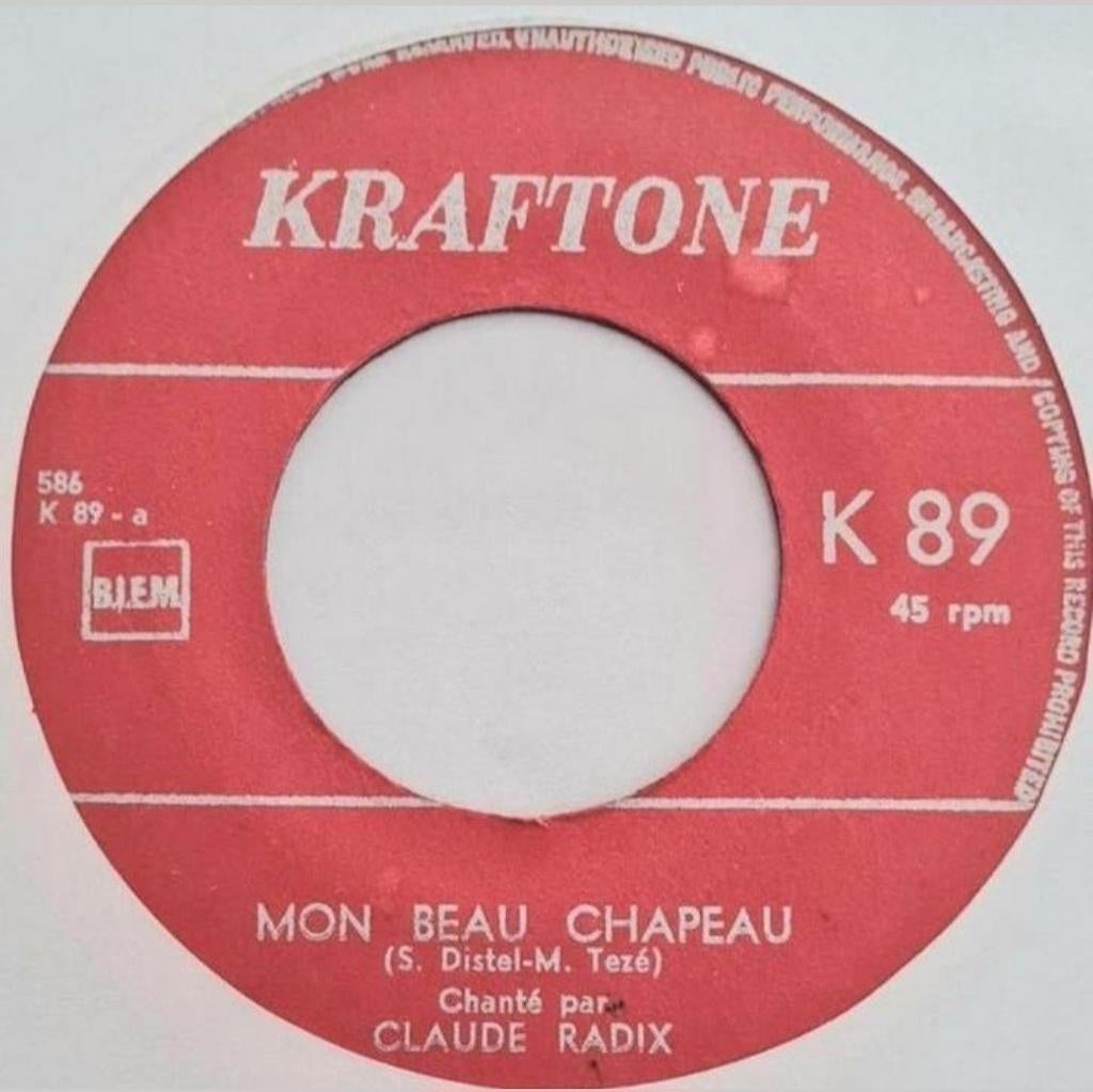 CLAUDE RADIX  - MON BEAU CHAPEAU, Ophalen of Verzenden, Gebruikt