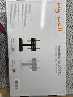 Universele TV-standaard met glazen voet, Audio, Tv en Foto, Televisiebeugels, Ophalen, Nieuw