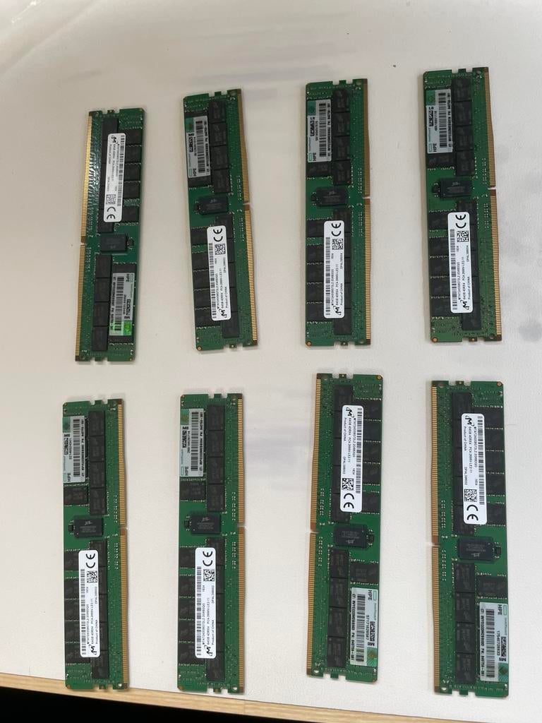 8x hpe DDR4 64GB 2666V LRDIMM, Computers en Software, RAM geheugen, 2666V, Gebruikt, DDR4, Ophalen of Verzenden