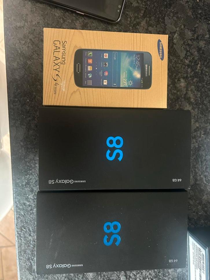 2x Samsung Galaxy S8, S4 mini en A50 - Diverse modellen, Telecommunicatie, Mobiele telefoons | Samsung, Gebruikt, Galaxy A, 64 GB