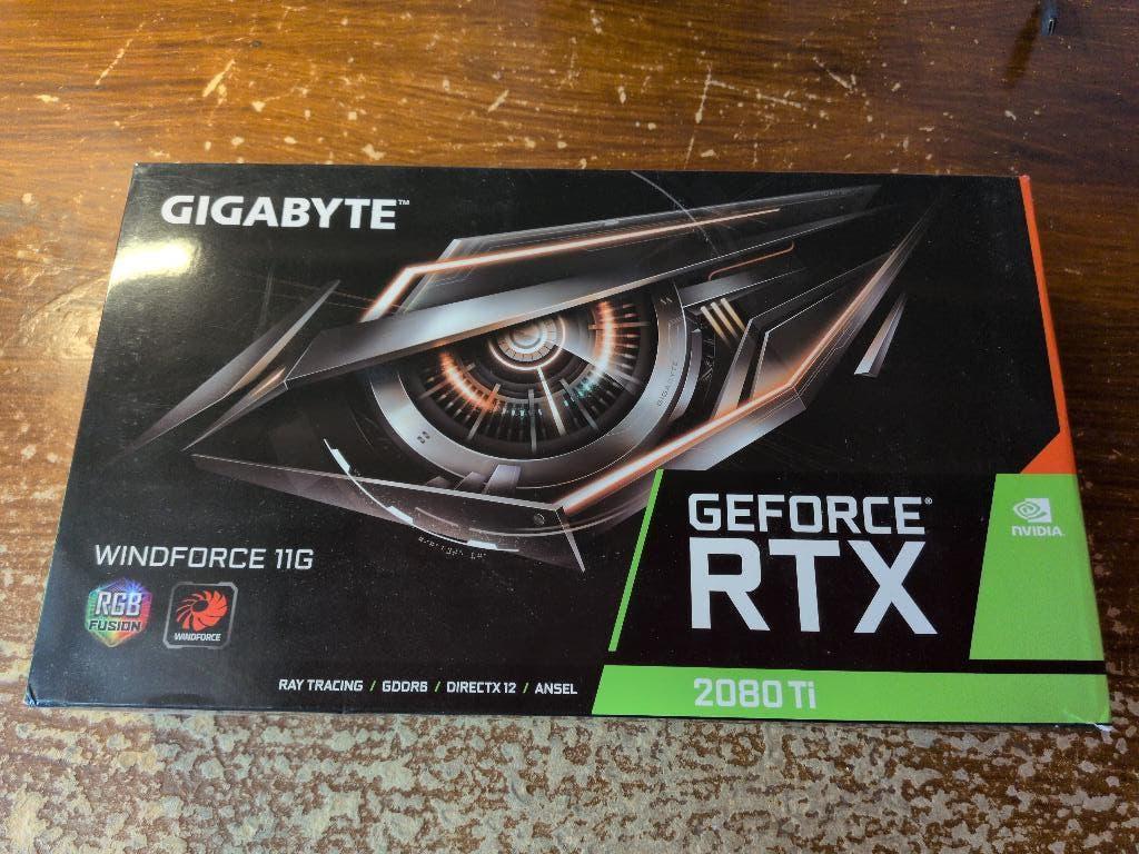 Gigabyte RTX 2080 TI - Windforce 11gb, Computers en Software, Videokaarten, PCI-Express 3, GDDR6, Ophalen of Verzenden, Zo goed als nieuw