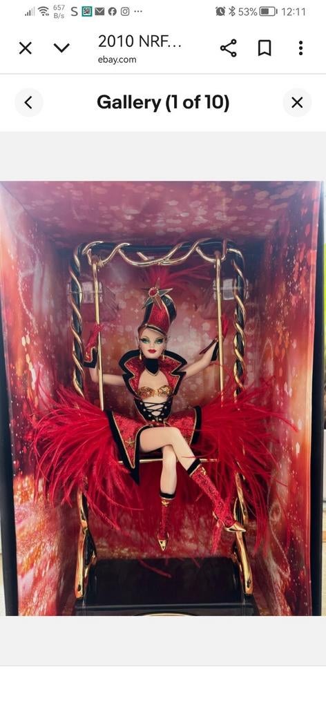 Barbie Circus Bob Mackie, Verzamelen, Ophalen of Verzenden, Nieuw, Pop