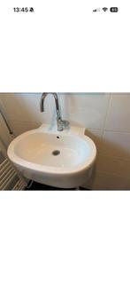 Wasbak met Grohe kraan, Ophalen, 50 tot 100 cm, Zo goed als nieuw, Minder dan 100 cm