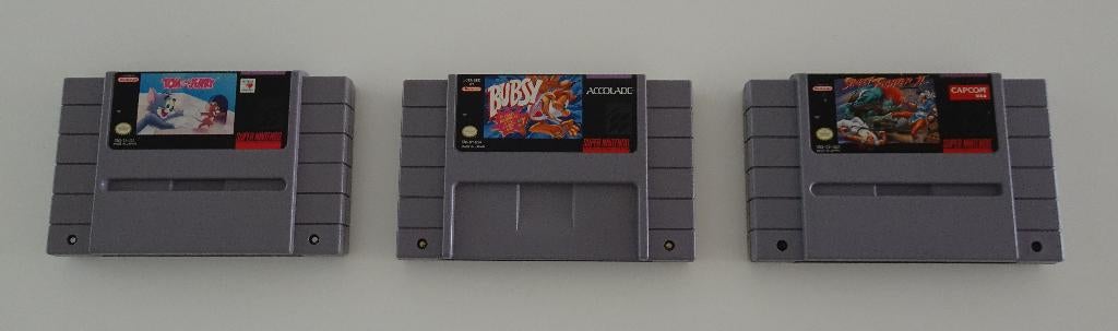 3 NTSC Super Nintendo Spellen, Spelcomputers en Games, Games | Nintendo Super NES, Ophalen, Vechten, 1 speler, Zo goed als nieuw