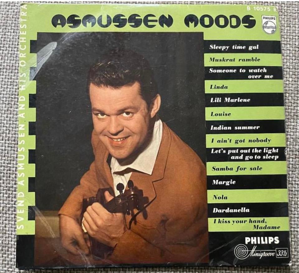 LP 10 inc Svend Asmussen And his Orchesta Asmussen Moods, Ophalen of Verzenden, Zo goed als nieuw, 12 inch, Pop