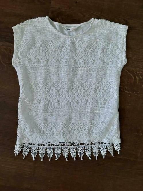 H&M Shirt maat 128, Kinderen en Baby's, Kinderkleding | Maat 128, Meisje, H&M, Ophalen of Verzenden, Zo goed als nieuw