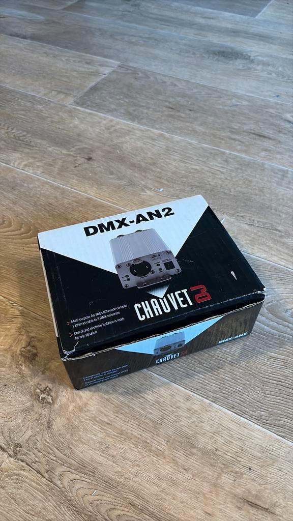 Multi-purpose Art-Net Chauvet DMX-AN2, Muziek en Instrumenten, Licht en Laser, Zo goed als nieuw, Licht, Kleur, Stroboscoopeffect