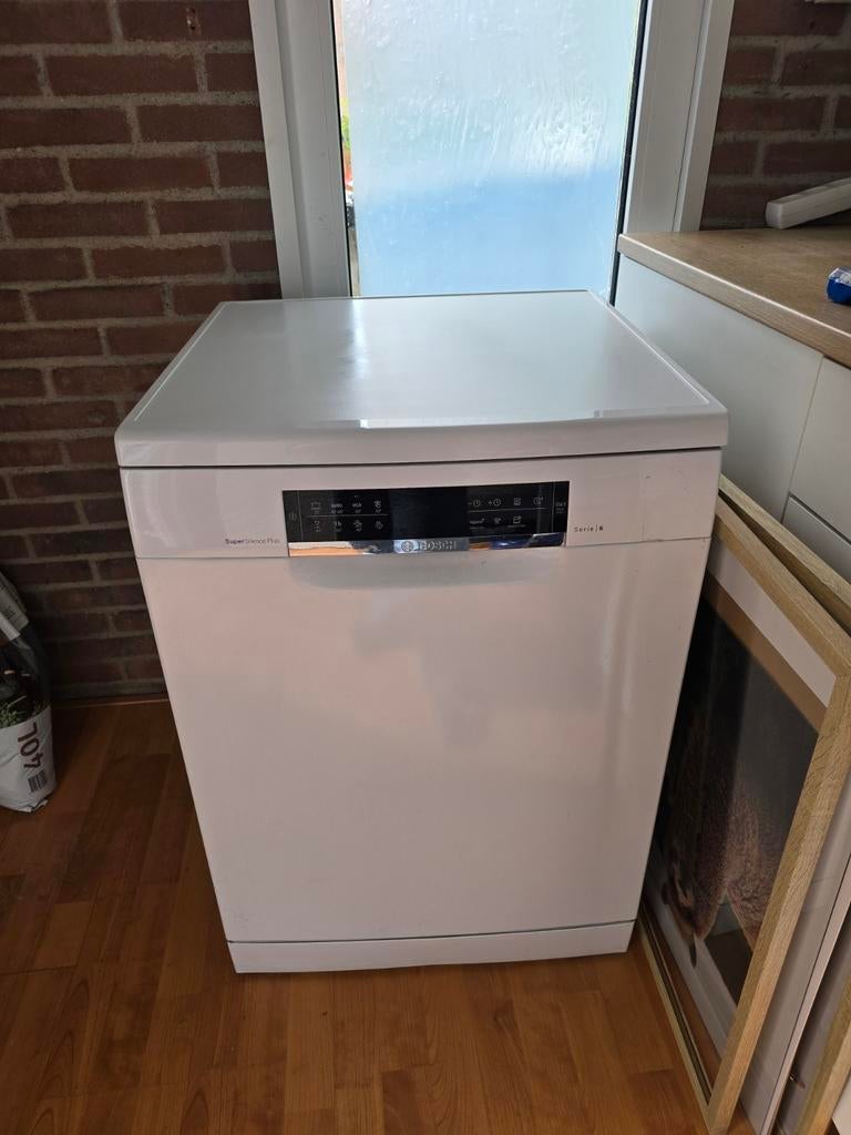 Bosch Vaatwasser - Wit - Vrijstaand, Witgoed en Apparatuur, Vaatwasmachines, Ophalen, Gebruikt, 60 cm of meer, 85 tot 90 cm
