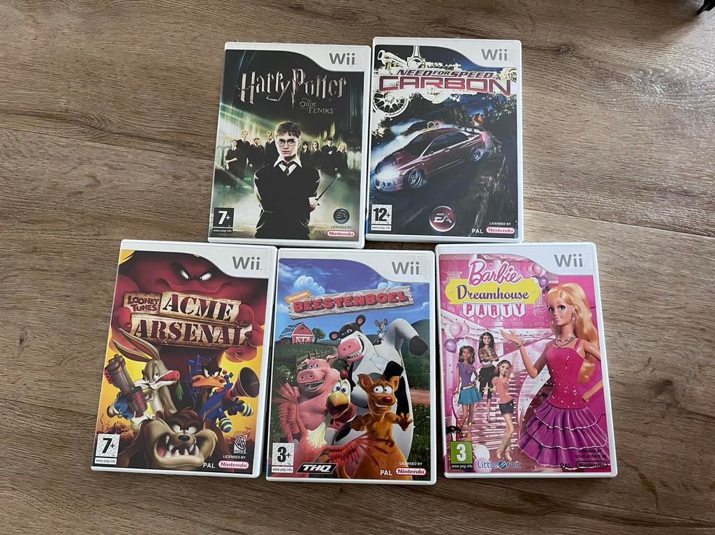 18 Nintendo Wii games en Balance Board en accessoires, Ophalen, Gebruikt, Sport, 3 spelers of meer