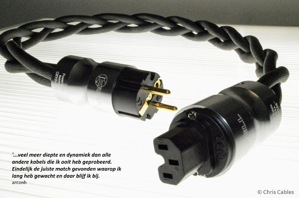 'The Mamba' audiophile netkabel van Chris Cables, Verzenden, Nieuw, 3451HB/44, Minder dan 2 meter